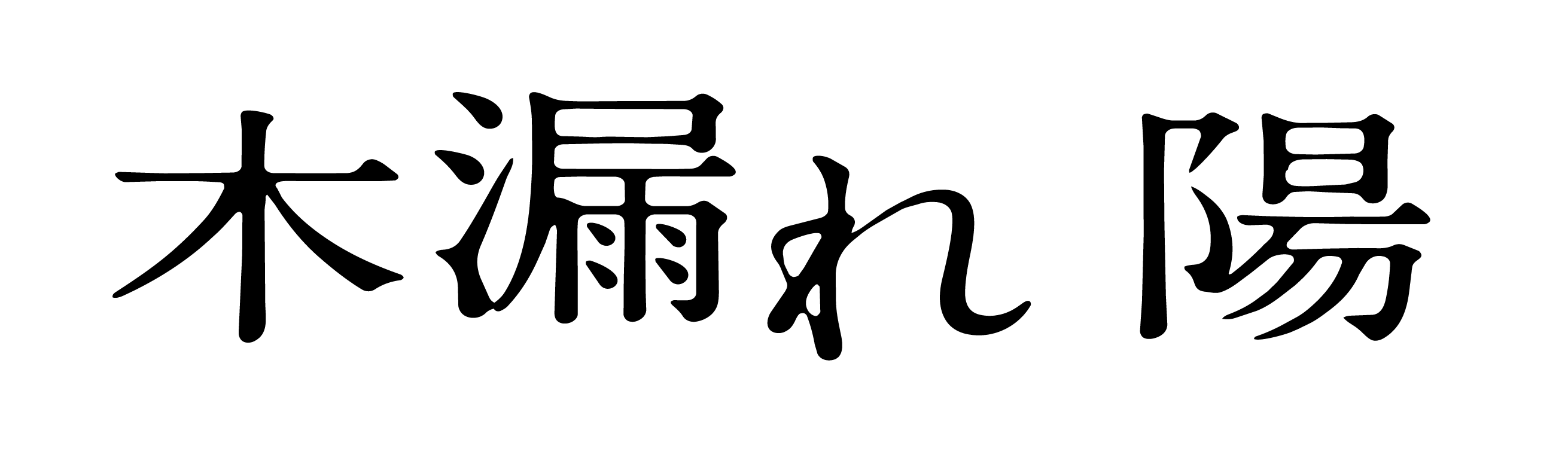 木漏れ陽